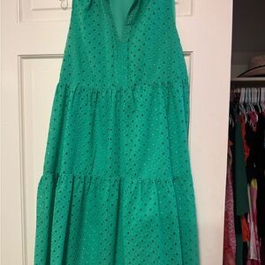 Lilly Pulitzer Green Eyelet Dress